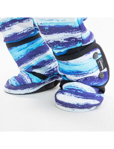 Kulišárny Softshellové capáčky barefoot s microfleece BLUE BARS