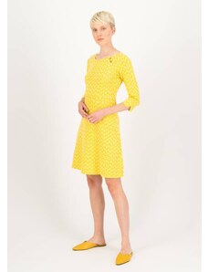 Mod a Hula Button - áčkové šaty žluté Blutsgeschwister