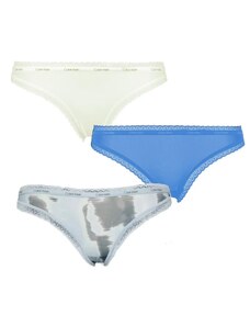 Dámská tanga Calvin Klein QD3802E , 3pack