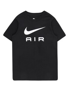 Nike Sportswear Tričko černá / bílá