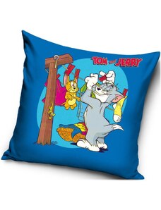 Carbotex Dekorační polštář Tom a Jerry - 40 x 40 cm