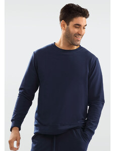 DKaren Man's Sweatshirt Justin Navy Blue