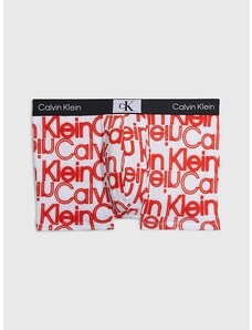 Pánské boxerky Calvin Klein Print NB3403A - bílá