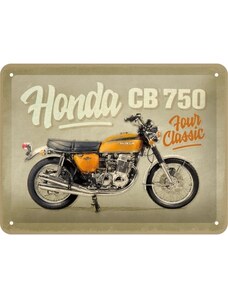 Nostalgic Art Plechová cedule Honda MC CB750 Four Classic 15 cm x 20 cm