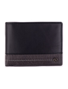 SEGALI Pánská peněženka kožená 951 320 005 černá/šedá