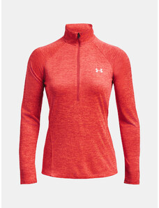 Under Armour Tričko Tech 1/2 Zip - Twist-RED - Dámské