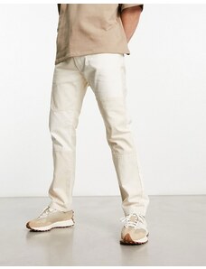 Pacsun patchwork relaxed jeans in beige-Neutral