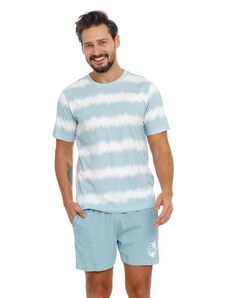 DN Nightwear Pánské pyžamo Zen Ombre modré