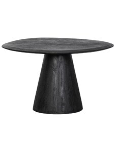 Hoorns Černý mangový konferenční stolek Poselt 70 x 63 cm