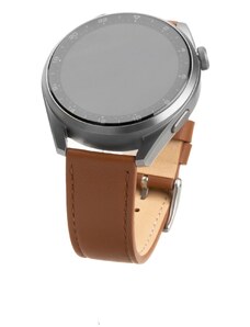 Kožený řemínek FIXED Leather Strap s Quick Release 20mm pro smartwatch, hnědý FIXLST-20MM-BRW