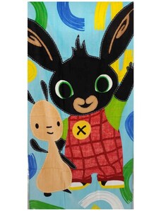 Setino Dětská plážová osuška Zajíček Bing a Flop - 100% bavlna - 70 x 140 cm