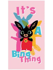 Setino Dětská plážová osuška Zajíček Bing - motiv It's Bing Thing - 100% bavlna - 70 x 140 cm