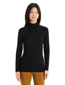 Dámské triko dlouhý rukáv ICEBREAKER Wmns 260 Tech LS Turtleneck, Black velikost: XL