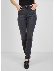 Orsay Tmavě šedé dámské skinny fit džíny - Dámské