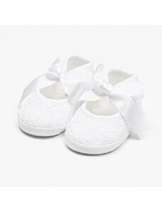 Kojenecké krajkové capáčky New Baby bílá 0-3 m Barva: Bílá, Velikost: 3-6 m