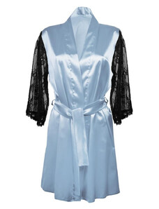 DKaren Housecoat Elizabeth Light Blue