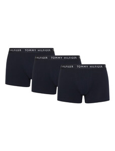 Tommy Hilfiger pánské tmavě modré boxerky 3 pack