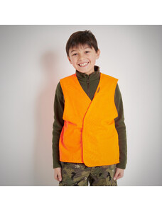 SOLOGNAC Dětská výstražná vesta oranžová fluo