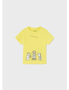 Chlapecké tričko s krátkým rukávem MAYORAL, žluté MUSIC