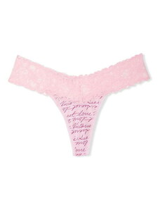 Victoria's Secret Cotton Tanga s Krajkou