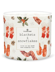 Goose Creek Candle svíčka Blankets & Snowflakes, 411 g