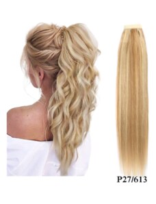 Culík z pravých vlasů na prodlužování vlasů 40cm 27/613 - tmavá blond / nejsvětlejší blond