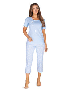Regina 625 modré dámské pyžamo