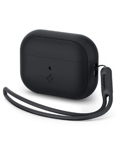 Pouzdro na sluchátka AirPods Pro - Spigen, Silicone Fit Strap Black