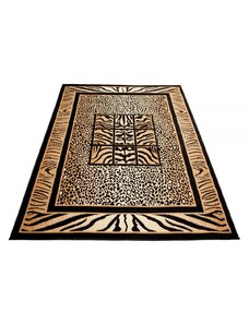 Chemex Moderní koberec Atlas - tygrovaný 1 - černý Rozměr koberce: 80x150 cm