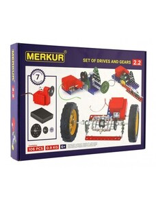 Merkur Toys Stavebnice MERKUR 2.2 Pohony a převody v krabici 36x27cm