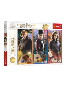 Trefl Puzzle Ve světě magie a čarodějnictví/Harry Potter 200 dílků 48x34cm v krabici 33x23x4cm