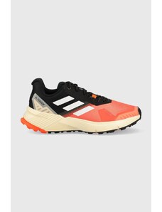 Boty adidas TERREX Soulstride pánské, oranžová barva, HR1179-ORA/WHT