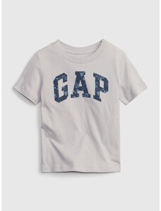 Gap Dětské tričko s logem Šedá