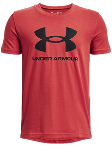 Triko Under Armour UA SPORTSTYLE LOGO SS-RED 1363282-638