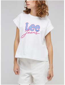 Bílé dámské tričko Lee - Dámské