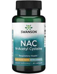 Swanson NAC N-Acetyl Cysteine 60 ks, kapsle, 1000 mg