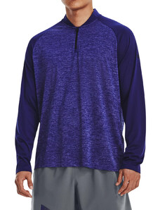 Triko s dlouhým rukávem Under Armour UA Tech 2.0 Novelty 1/4 Zip-BLU 1370854-468