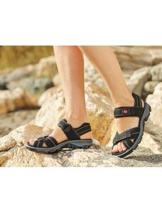 Sportovní vycházkové sandály Rieker 68851-02 černá