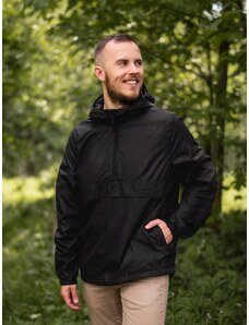 Happy Nature Pánská šusťáková bunda - černá