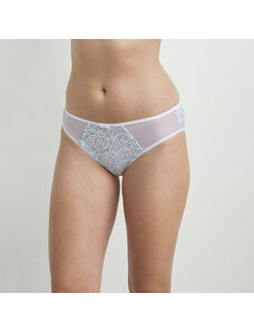 DIM GENEROUS COTTON BIO SLIP - Women's bio cotton panties - white - blue