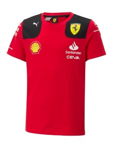 Ferrari dětské tričko official red F1 Team 2023 Puma 701223374001128