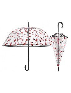 Perletti Průhledný deštník PVC - Berušky