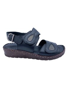 Dámské kožené sandále Looke L0705 černé