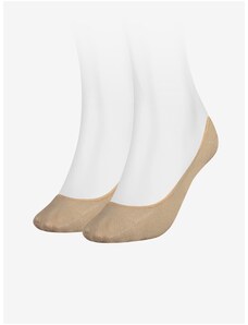 Sada dvou párů béžových dámských ponožek Tommy Hilfiger - Dámské