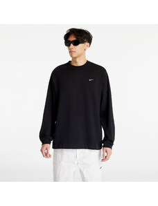 Pánské tričko Nike Solo Swoosh Unisex Long-Sleeve Top Black/ White