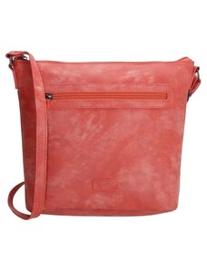 Beagles Červená prošívaná crossbody kabelka „Sunset“