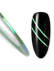 Samolepící zdobící páska na nehty Light Green - 1mm