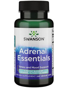 Swanson Adrenal Essentials 60 ks, vegetariánská kapsle