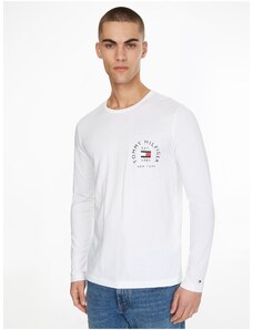 Bílé pánské tričko Tommy Hilfiger - Pánské