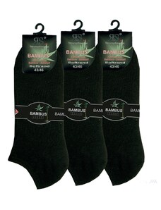 Dámské černé letní sneaker bambusové ponožky RS